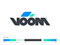 voom branding typography vector drawing app identity branding illustration logo icon