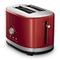 KitchenAid 2-Slice Toaster Color: Red