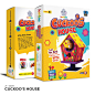 Cuckoo House Kids Packaging, Modern Packaging, Board Game Box, Board Games, Cardboard House, Fun Fair, Packing Design, Games Box, Little Birds