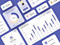Dashboard UI kits .xd素材下载 - 豆皮儿
