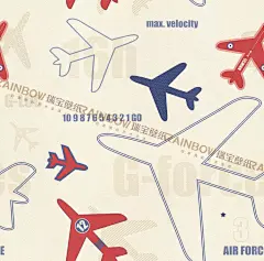 德国进口 纯纸壁纸 儿童房男孩房 快乐时光飞机_泉州建材网上商城
