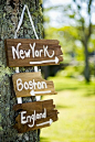2014 shabby wooden wedding signs, hand painted wedding signs.