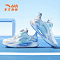 逐月 | 安踏儿童官方旗舰女童鞋大童跑鞋2023夏季新款旋钮运动鞋-tmall.com天猫