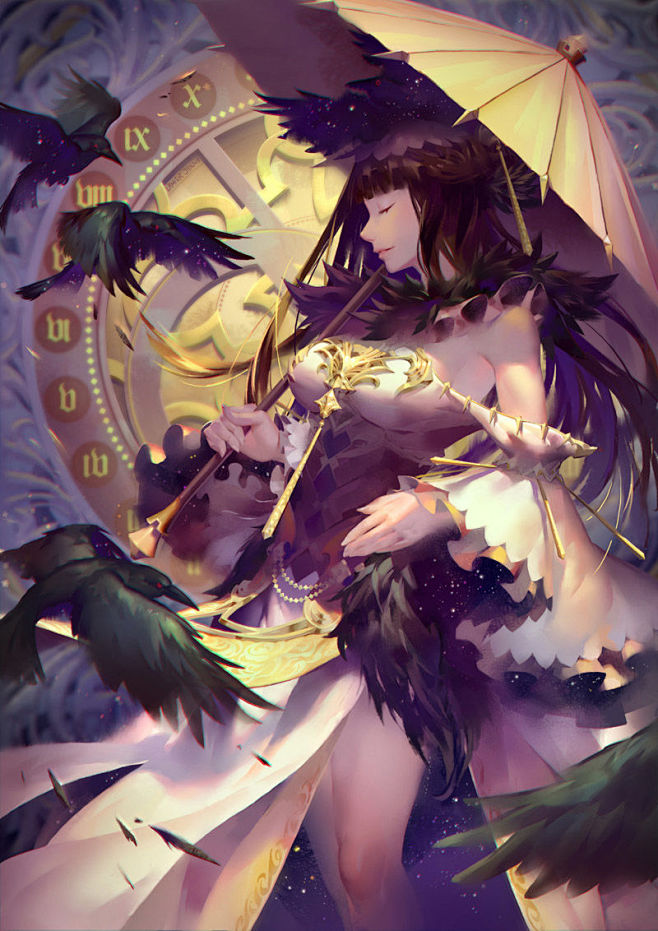 #二次元卡牌角色原画# #角色设计# #...