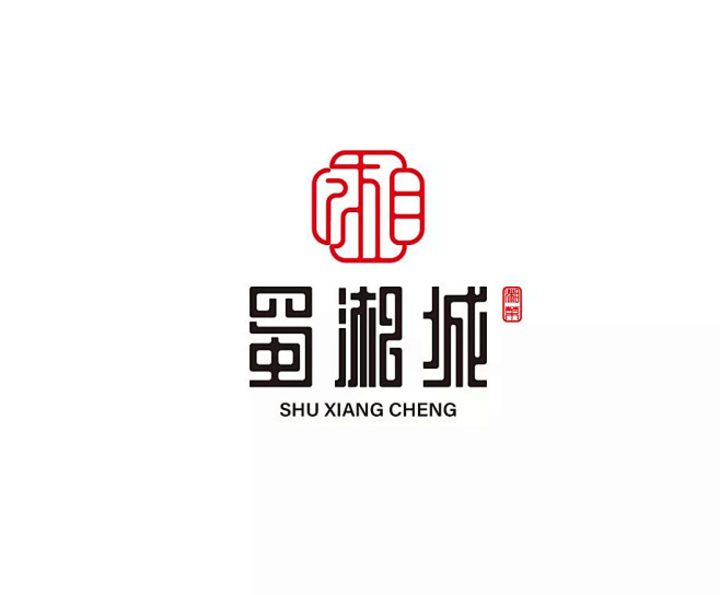 学LOGO-蜀湘城-湘菜餐饮行业品牌lo...