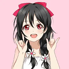 #lovelive!# ~终于完成了给μ's全员绑上麻花辫的夙愿~大图传P站了：O网页链接