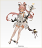 韩版GBF 新游Gran Saga 角色/武器英灵/场景设定图包-PNG角色立绘-微元素 - Element3ds.com!