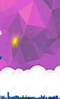 几何紫色扁平海报背景 设计图片 免费下载 页面网页 平面电商 创意素材