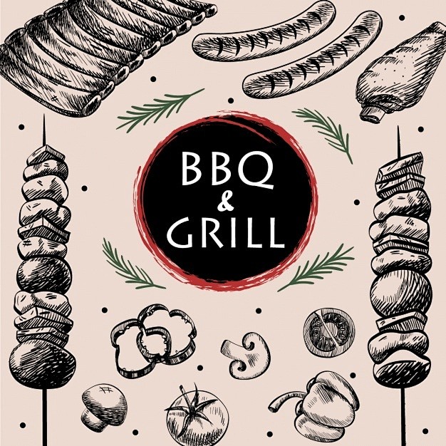 Barbecue background ...