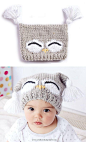 Baby Knitting Patterns Free Knitting Pattern for I'm a Hoot Hat - This pattern ...