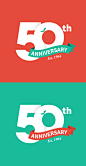 50th Anniversary Logo : My design submission for a 50th Anniversary logo contest.