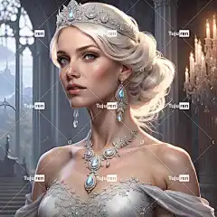 Ai产生的 女士 水晶皇后 巫婆 模型 漫画书 超级反派 特点