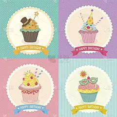 蛋糕生日贺卡