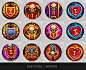 Achievements, Julia Titova : Achievements for Action RPG MOBA game Juggernaut Wars - https://jw.my.com/