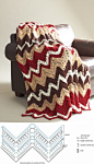 Cabin In The Woods, new free blanket pattern from Bernat #crochet #afghan #throw #pillow