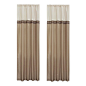 Lush Decor - Terra Beige/Ivory Window Curtain - Set of 2 - Tie-backs are not included. Includes: 2 Window Panels. Fabric Content:100% Polyester. Color: Beige/Ivory. Care Instruction: Dry clean. 54 in. x 84 in. Fun colors and classy designs makes this drap