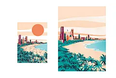 金融杂志 Spotlight 的封面插画设计