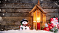 聖誕快樂，雪，雪人，蠟燭，球，禮物 桌布 - 3840x2160 UHD 4K 極清