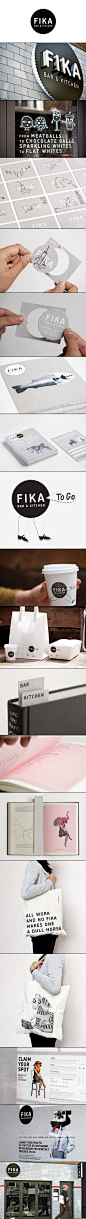 Fika Bar and Kitchen. Claim your spot #identity #packaging #branding PD | Corporate Design | Pinterest