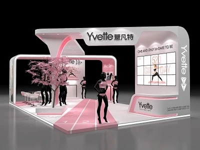四面开口展览模型免费下载-模型云展台模型设计网-花瓣网