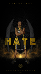 #kobe# #legendforever# 以爱与恨为主题，致敬我的英雄—科比 （1688 x 3000）