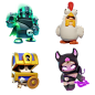 Choose your favourite Season 3 Clash Mini Skin! (Skeleton King-Underlord,  Barbari-Hen, Skeleton Guard - Booty Barry & Healing Ranger - Acolyte) :  r/ClashMini