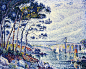 印象派画家保罗·西涅克(Paul Signac)绘画作品