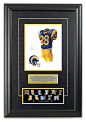 Original art of the NFL 1995 St. Louis Rams uniform traditional-game-room-wall-art-and-signs@北坤人素材