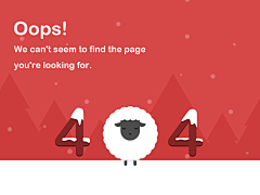 TabbyFashion采集到404界面