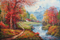 油画欣赏：秋天里最美的自然风景系列