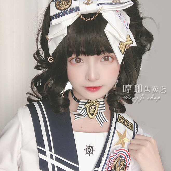 哼唧Lolita原宿软妹「小红帽」日系双...