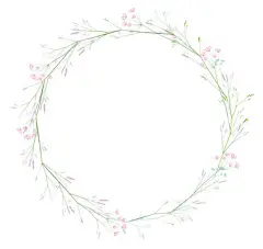 图源免费EPS |向量花卉圆形框架