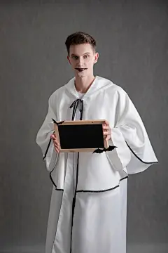 相框万圣节相框童话万圣节外模人物摄影图