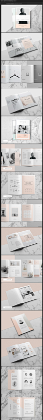 极简主义风格画册设计-平面设计- 来久形，获取海量优质的设计资源