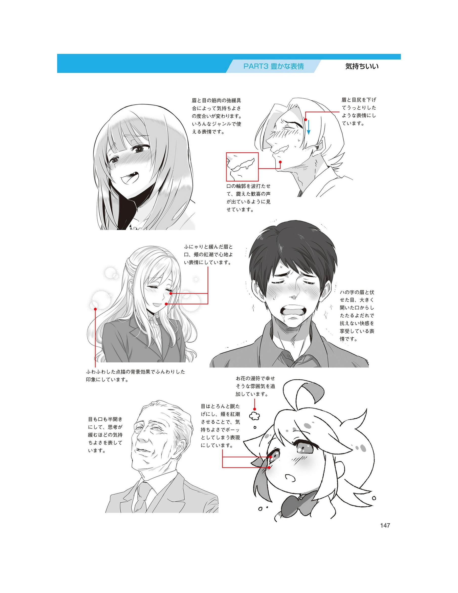 デジタルイラストの「表情」描き方事典想いが伝わる感情表現53