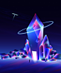 crypto cryptocurrency Cyberpunk experimental futuristic neon nft surreal wizard Web Design 