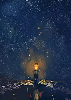 梦幻童话插画，每一张都是你的头像与壁纸
