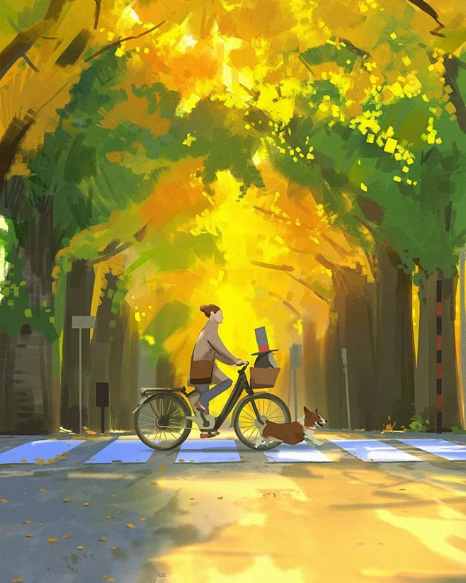 温暖治愈系！萌宠动物主题插画 - 优优教程网 - UiiiUiii.com