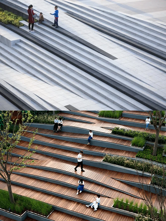 #台阶景观#景观高差处理之“百变台阶”-花瓣网