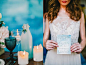 Dreamy Watercolor Wedding Editorial | Ruffled : Weddbook is a content discovery engine mostly specialized on wedding concept. You can collect images, videos or articles you discovered  organize them, add your own ideas to your collections and share with o