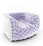 Blueberry’s armchair by BYografia
