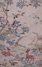 Embroidered Panel, China. Ca. 1880