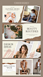 Premium PSD | Banner in beauty theme
