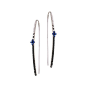 "Javelin" Sapphire Loop Earrings - Shop Fine Jewelry Online | Plukka: 