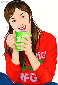 瞌睡人物插图AI|卡通人物|卡通人物图片|漫画人物|人物素材|人物图片|矢量人物|矢量源文件|AI矢量源文件|贺年卡矢量源文件模板|eps矢量源文件模板|CDR矢量源文件