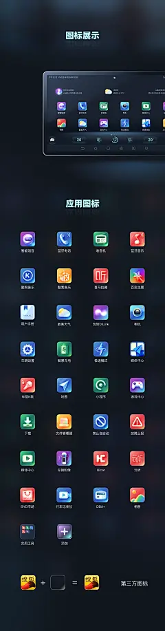 奔跑 | 比亚迪车机主题设计大赛-主题/壁纸-UICN用户体验设计平台