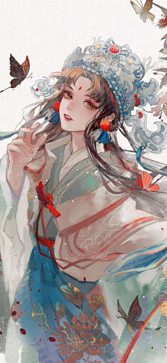玫瑰到了花期采集到古风