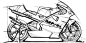 sketch sketches rendering motorcycle design france divers ILLUSTRATION  artwork