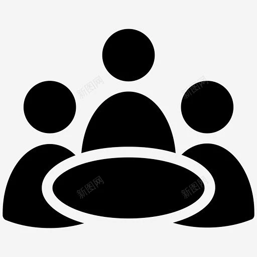 会议团队会议桌子图标 icon 标识 标志 UI图标 设计图片 免费下载 页面网页 平面电商 创意素材-花瓣网