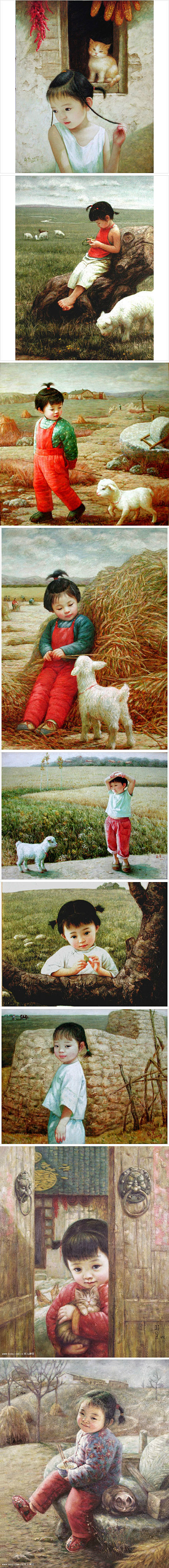 画家 薛黛，女，1966年生于内蒙，河北...